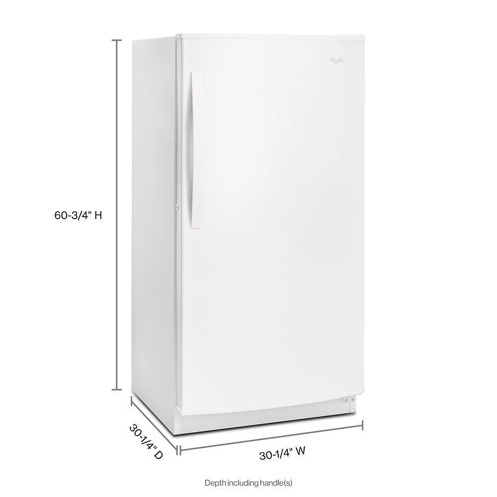 Whirlpool 16 cu. ft. Upright Freezer with Frost-Free Defrost - White