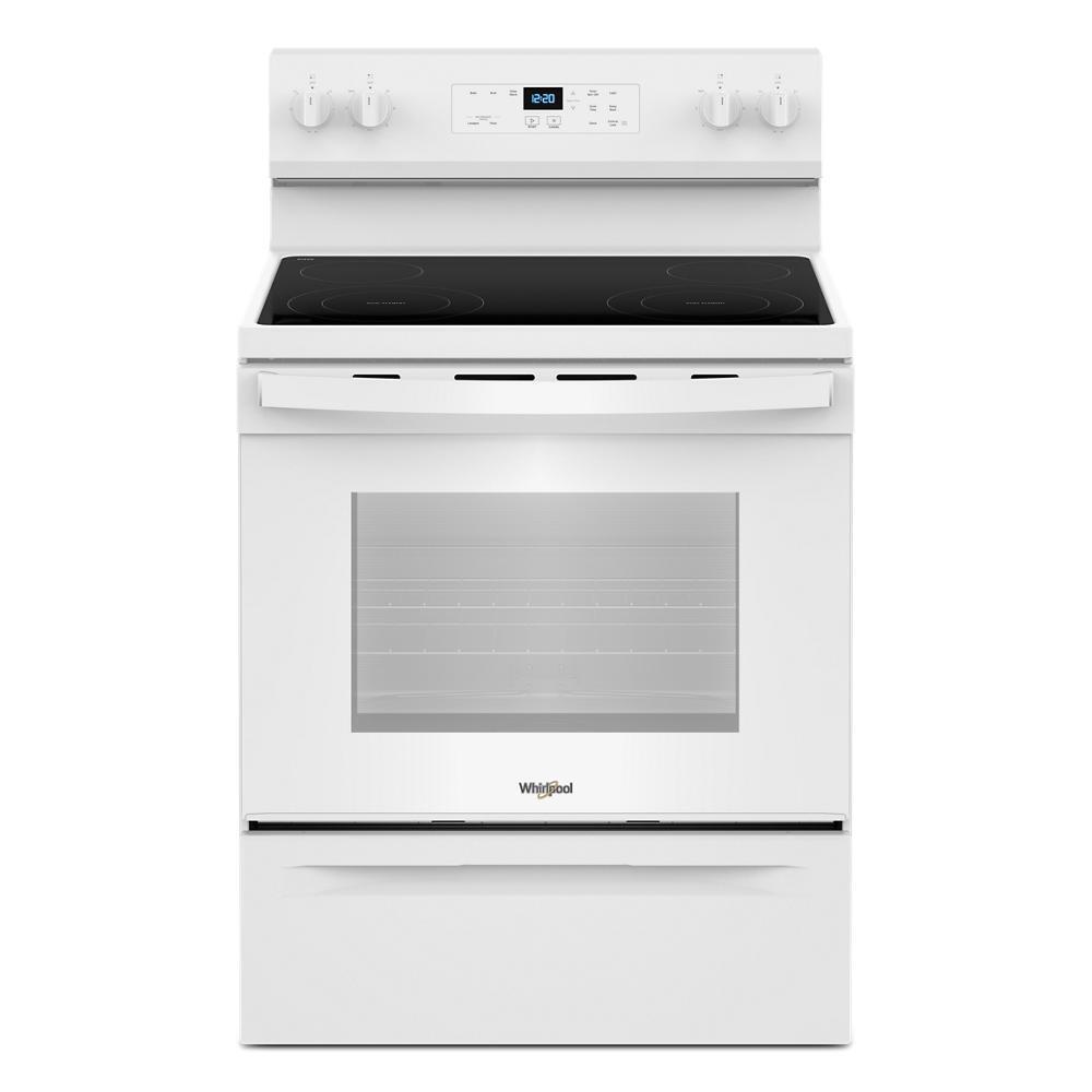 Whirlpool 30-inch Electric Range with No Preheat Mode - White