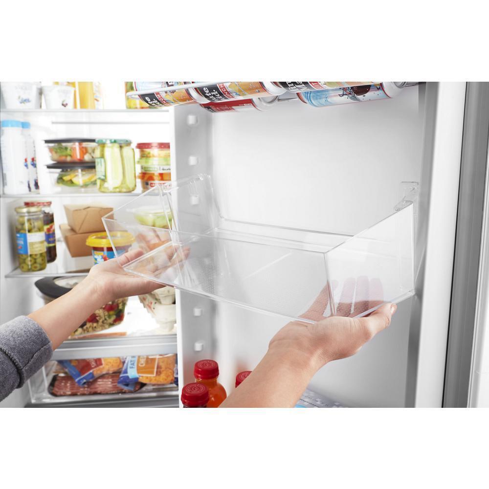 Whirlpool 24.6 Cu. Ft. Side-by-Side Refrigerator with Water and Ice Dispenser - White