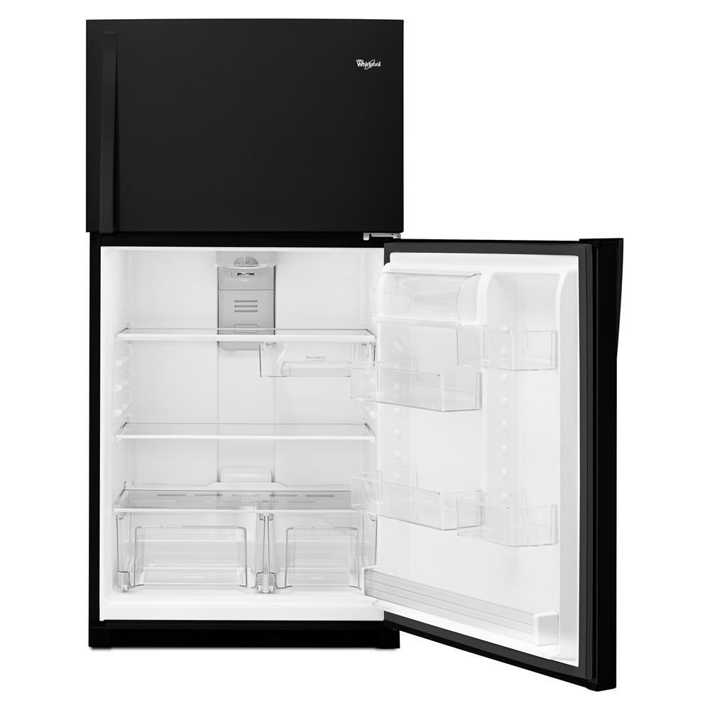 Whirlpool 33-inch Wide Top Freezer Refrigerator - 21 cu. ft. -Black