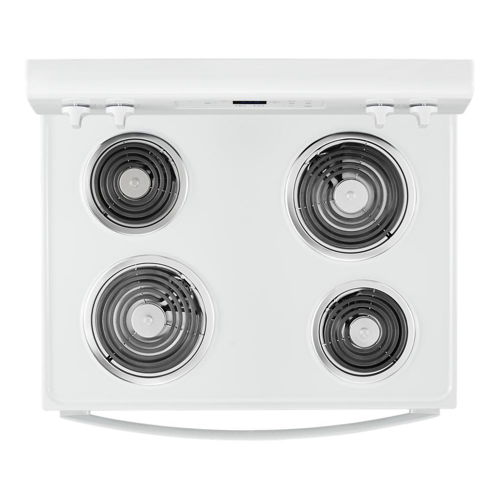 Whirlpool 4.8 Cu. Ft. Electric Range with Self-Cleaning Oven - White