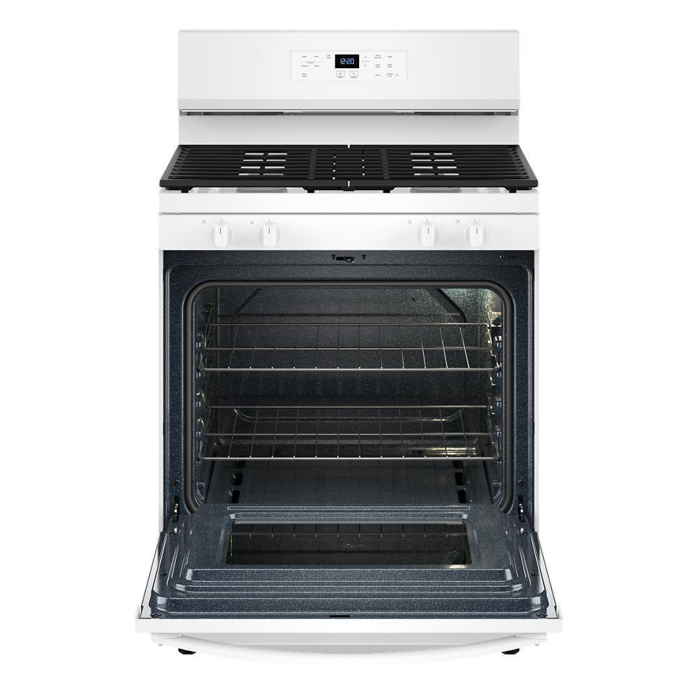 Whirlpool 5.0 Cu. Ft. Gas Range with Self-Cleaning Oven - White