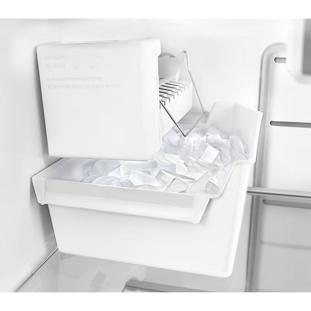 Whirlpool 17.7 Cu. Ft. SideKicks Frost Free Upright Freezer in Monochromatic - Stainless Steel