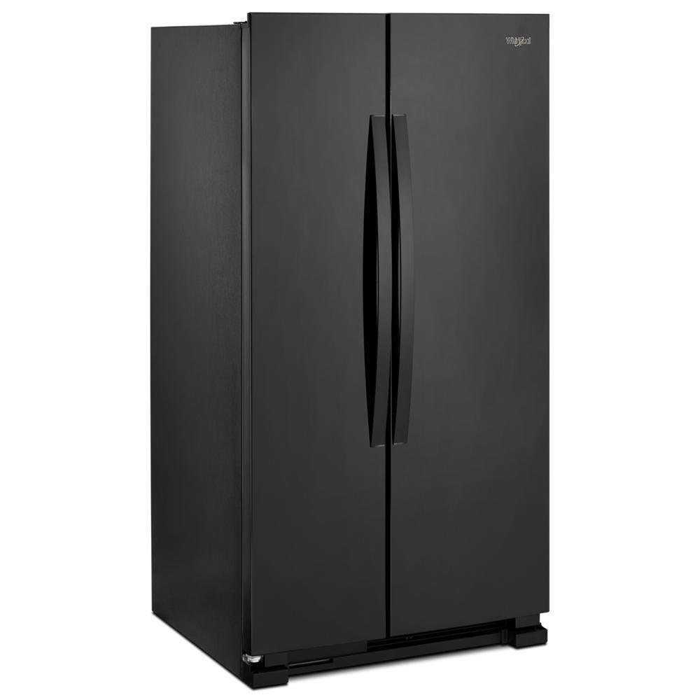 Whirlpool 33-inch Wide Side-by-Side Refrigerator - 22 cu. ft. - Black