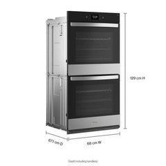 Whirlpool 8.6 Cu. Ft. Double Smart Wall Oven with Air Fry - Stainless Steel