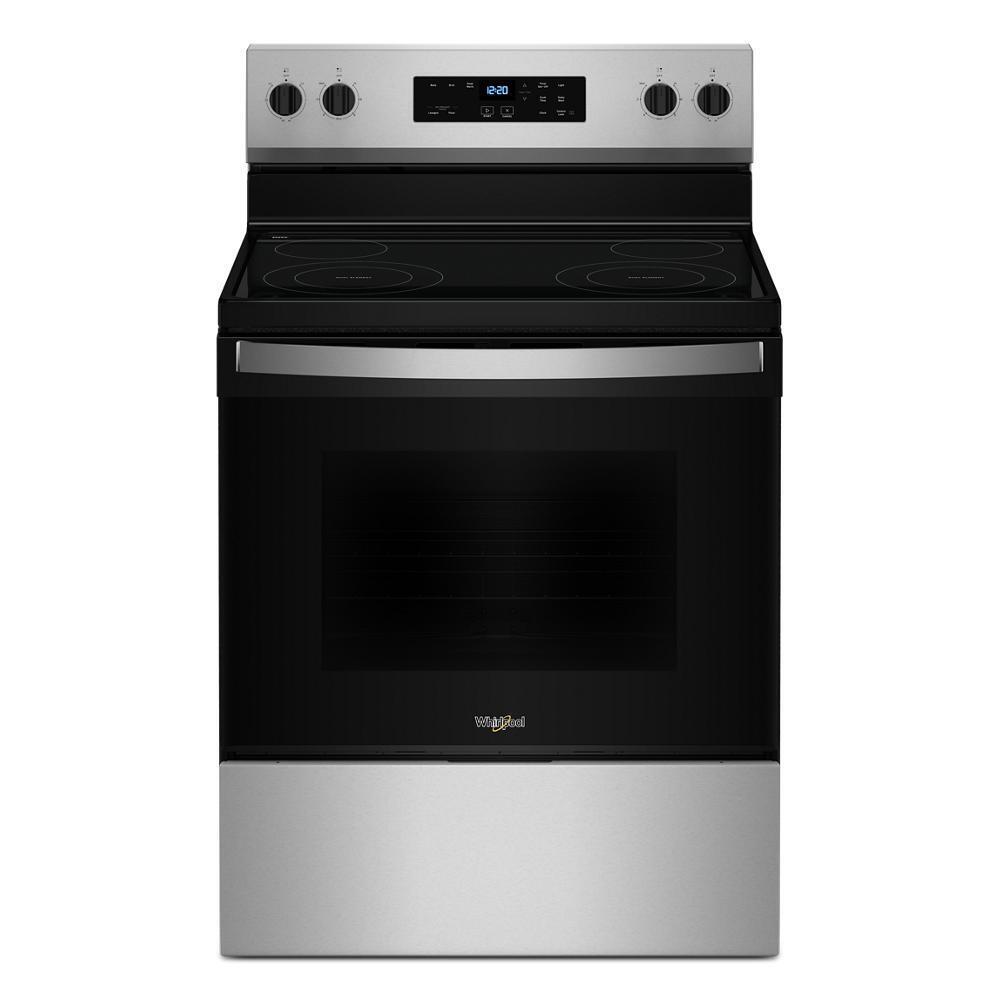 Whirlpool 30-inch Electric Range with No Preheat Mode - Stainless Steel