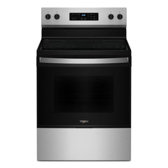 Whirlpool 30-inch Electric Range with No Preheat Mode - Stainless Steel