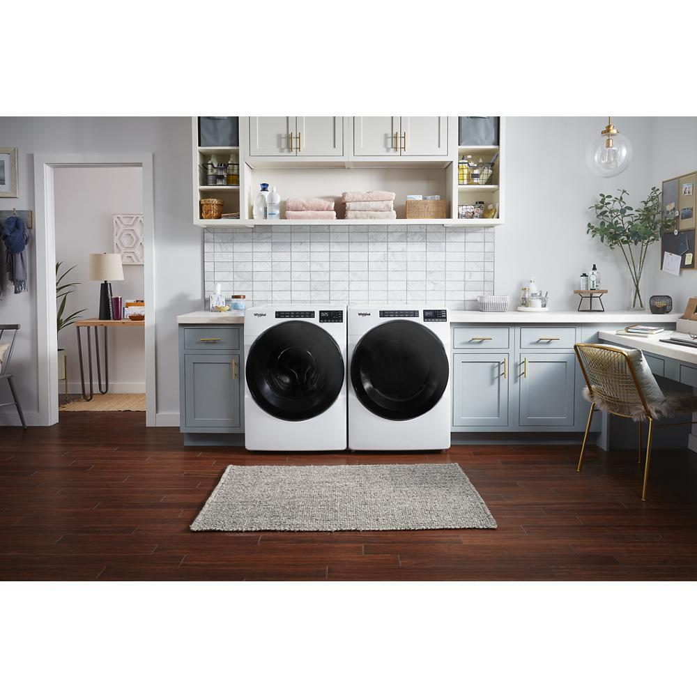 Whirlpool 5.0 Cu. Ft. Front Load Washer with Quick Wash Cycle - White