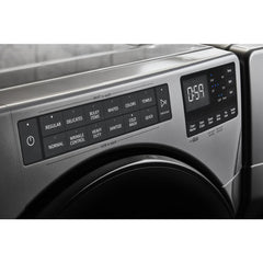 Whirlpool 4.5 Cu. Ft. Front Load Washer with Steam, Quick Wash Cycle and Vibration Control Technology - Chrome Shadow