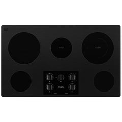 Whirlpool 36 in. Radiant Electric Ceramic Glass Cooktop with 5 Elements - Black