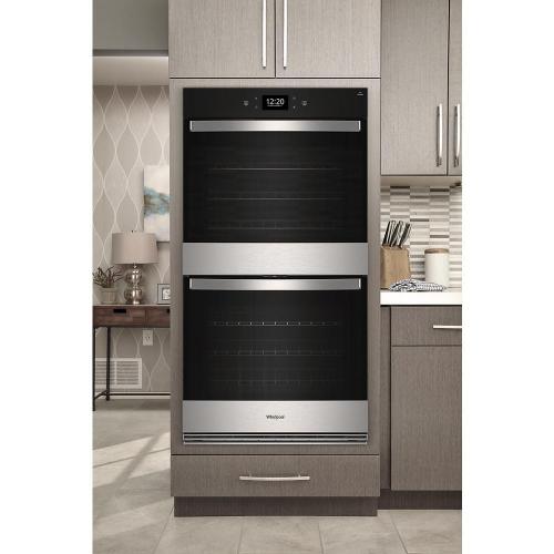 Whirlpool 10.0 Cu. Ft. Double Smart Wall Oven with Air Fry - Stainless Steel