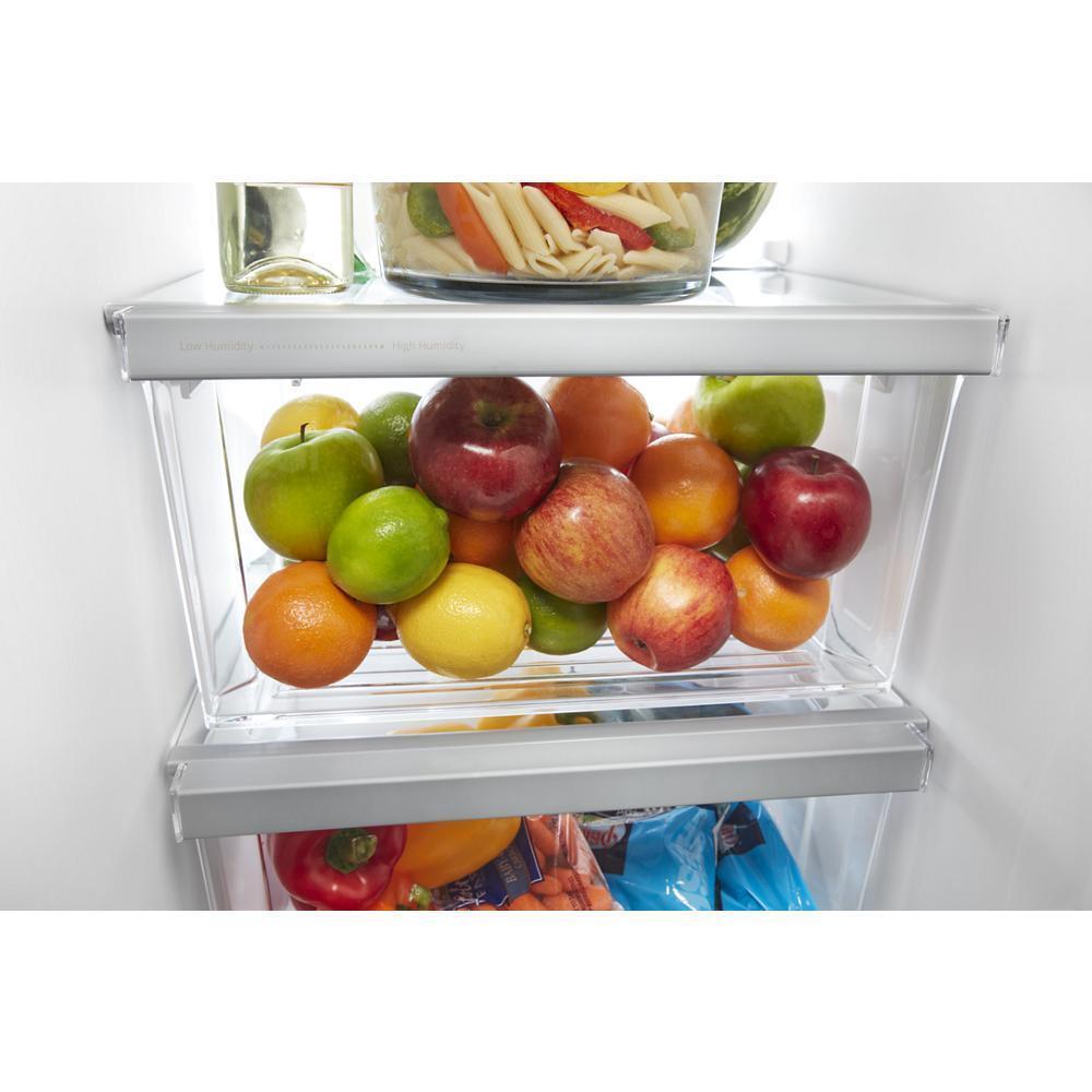 Whirlpool 21.4 Cu. Ft. Side by Side Refrigerator with Water and Ice Dispenser - Stainless Steel