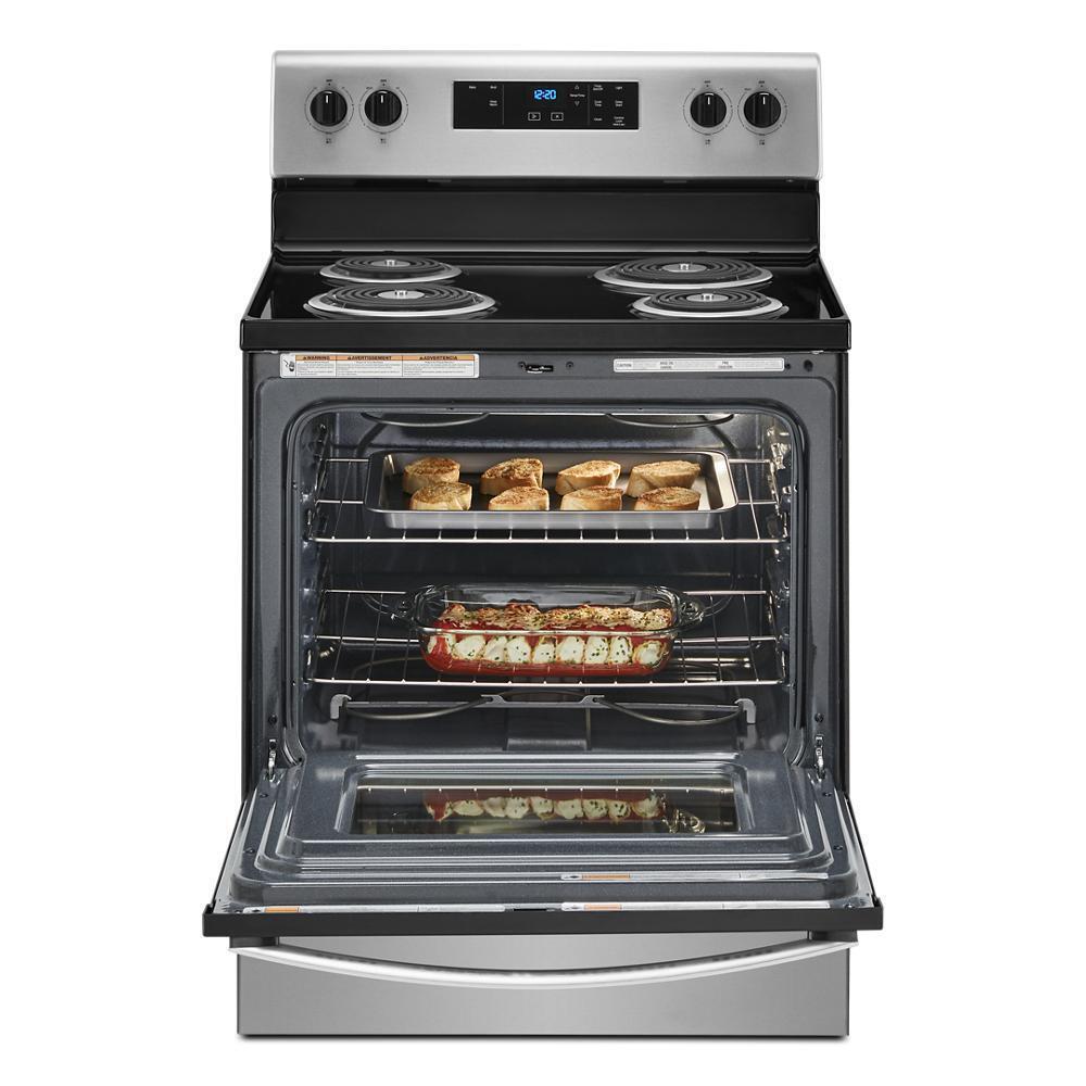 Whirlpool 4.8 Cu. Ft. Freestanding Electric Range Oven - Stainless Steel