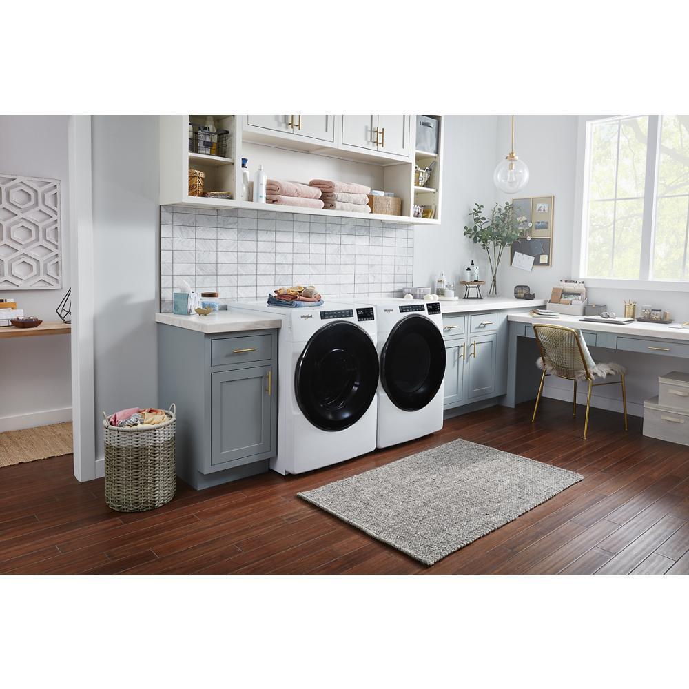 Whirlpool 5.0 Cu. Ft. Front Load Washer with Quick Wash Cycle - White