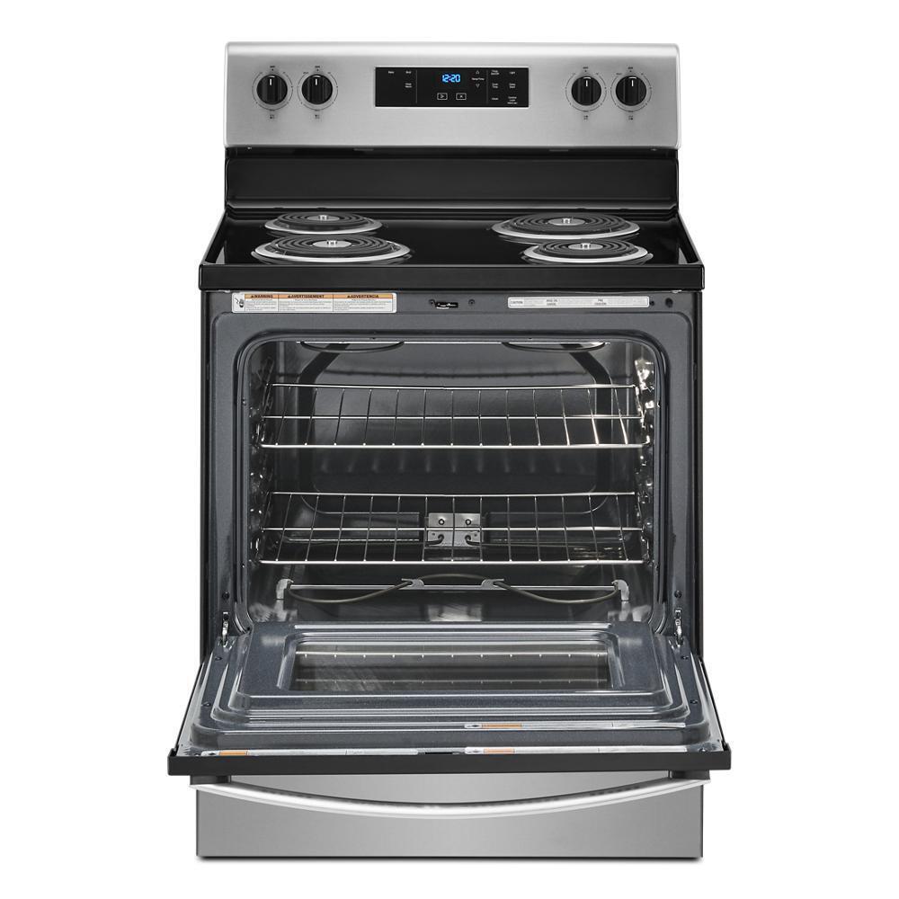 Whirlpool 4.8 Cu. Ft. Freestanding Electric Range Oven - Stainless Steel