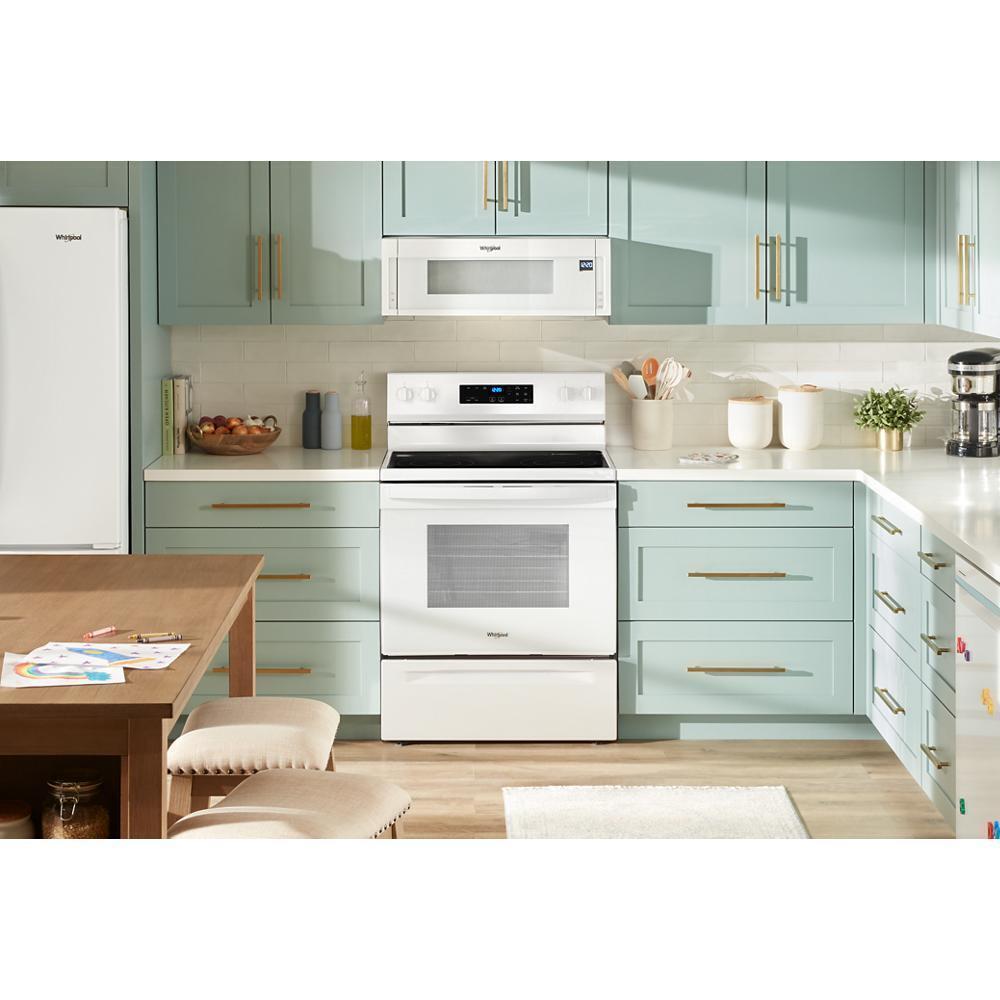 Whirlpool 30-inch Electric Range with No Preheat Mode - White