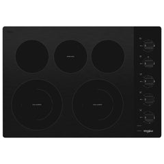 Whirlpool 30 in. Radiant Electric Ceramic Glass Cooktop with 5 Elements - Black