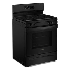 Whirlpool 5.0 Cu. Ft. Gas Range with Self-Cleaning Oven - Black