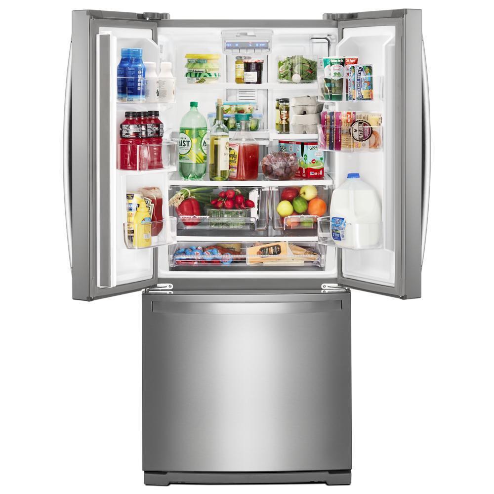 Whirlpool 30-inch Wide French Door Refrigerator - 20 cu. ft. - Stainless Steel