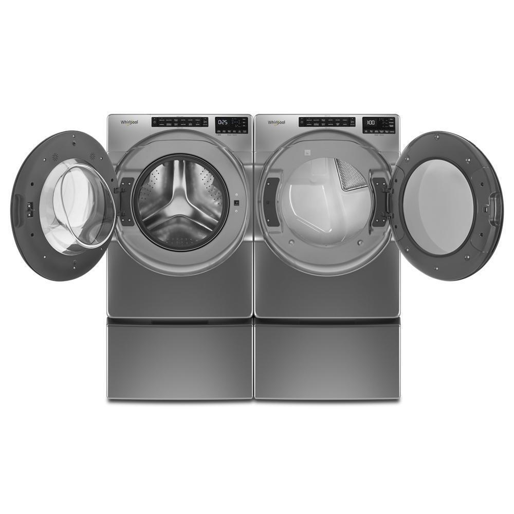 Whirlpool 5.0 Cu. Ft. Front Load Washer with Quick Wash Cycle - Chrome Shadow