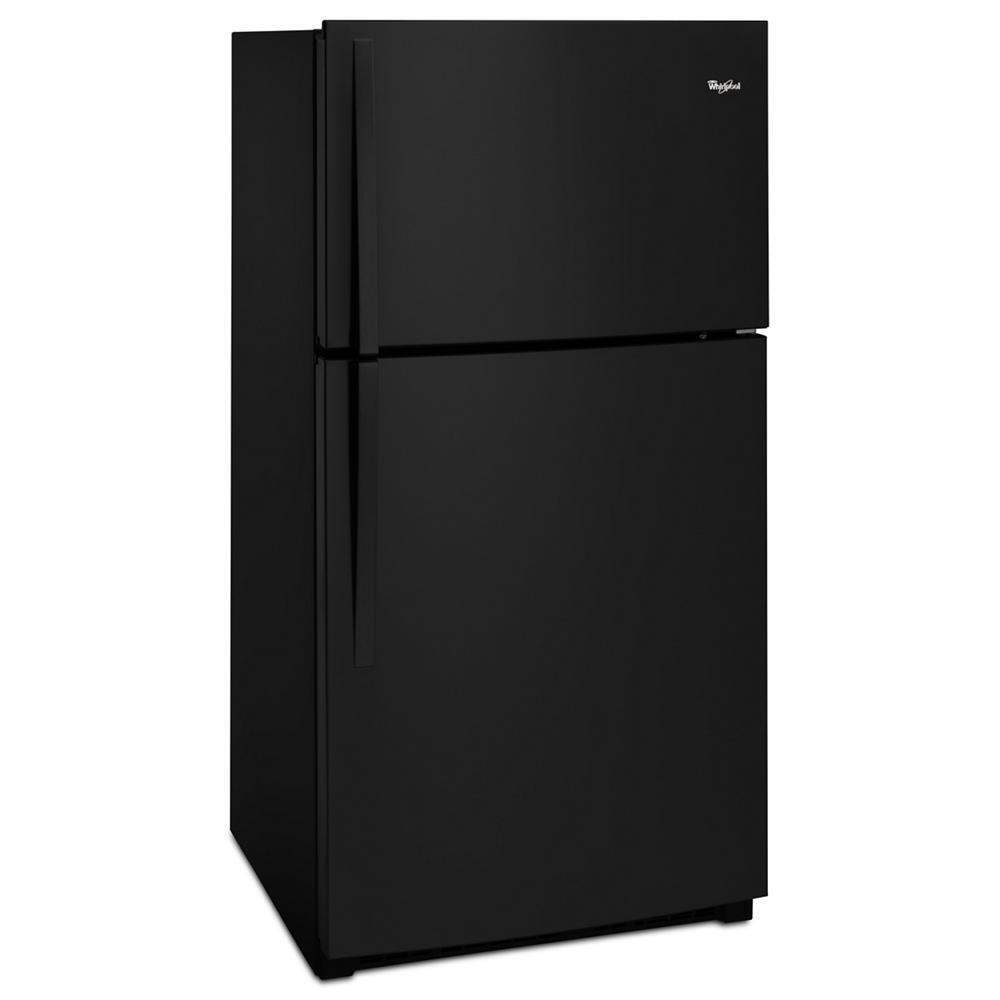 Whirlpool 33-inch Wide Top Freezer Refrigerator - 21 cu. ft. -Black