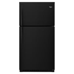 Whirlpool 33-inch Wide Top Freezer Refrigerator - 21 cu. ft. -Black