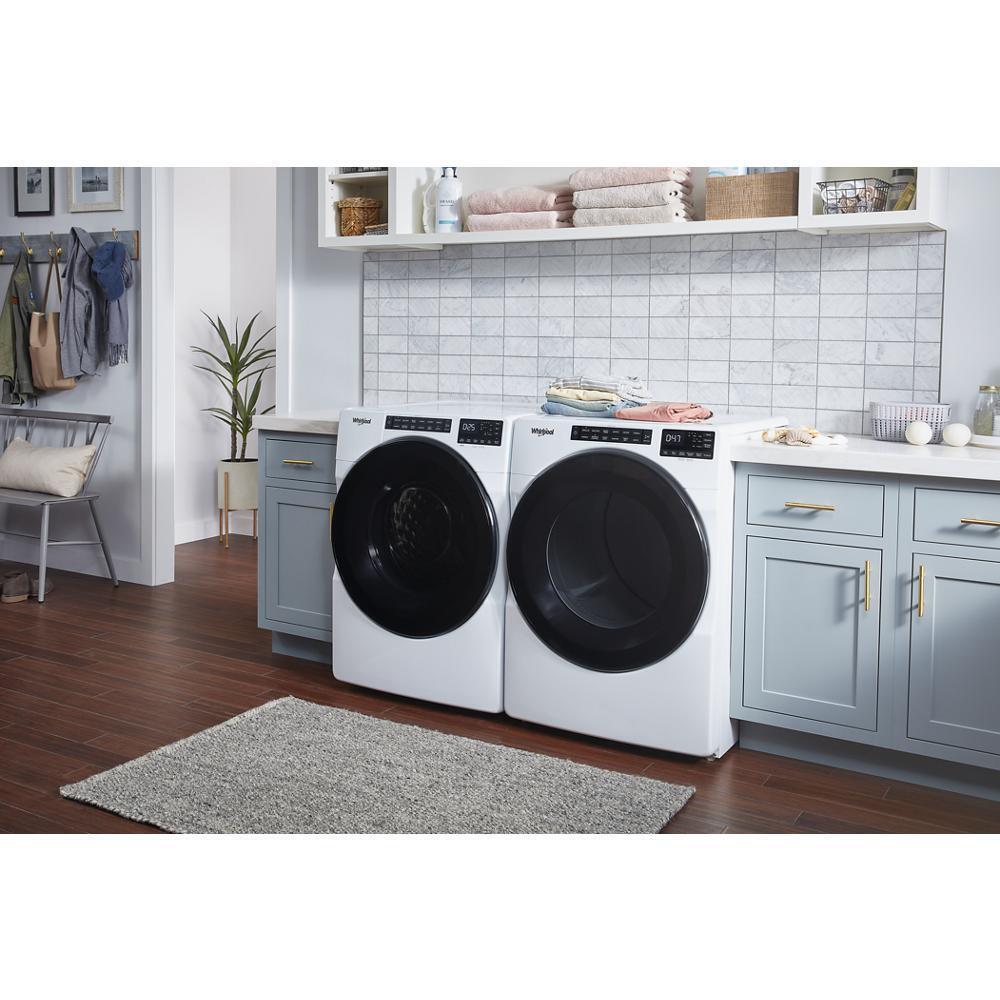 Whirlpool 5.0 Cu. Ft. Front Load Washer with Quick Wash Cycle - White