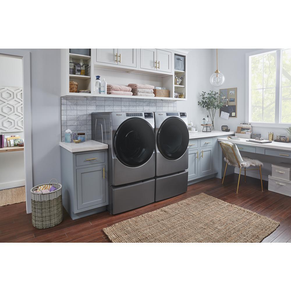 Whirlpool 5.0 Cu. Ft. Front Load Washer with Quick Wash Cycle - Chrome Shadow