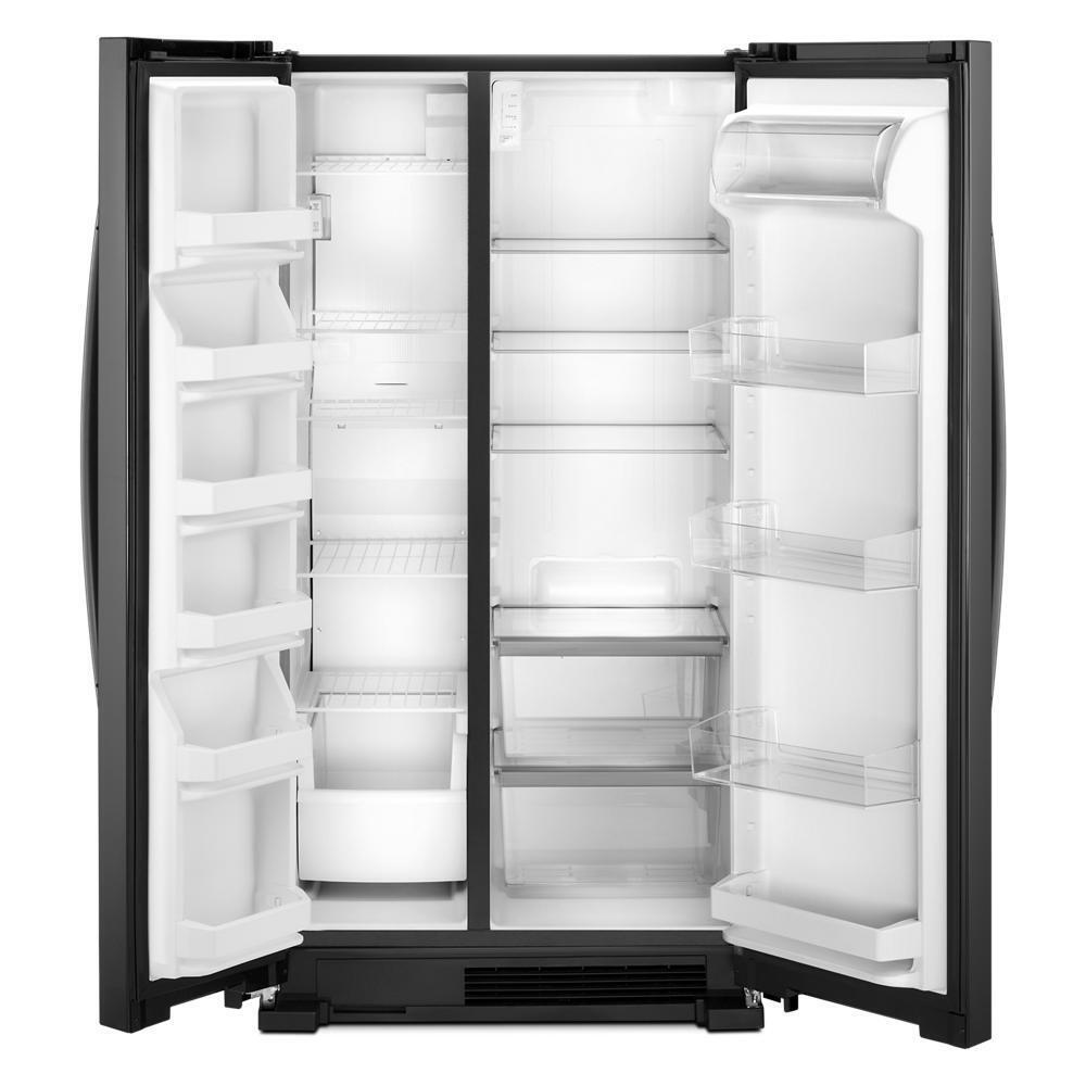 Whirlpool 25.1 Cu. Ft. Side-by-Side Refrigerator - Black