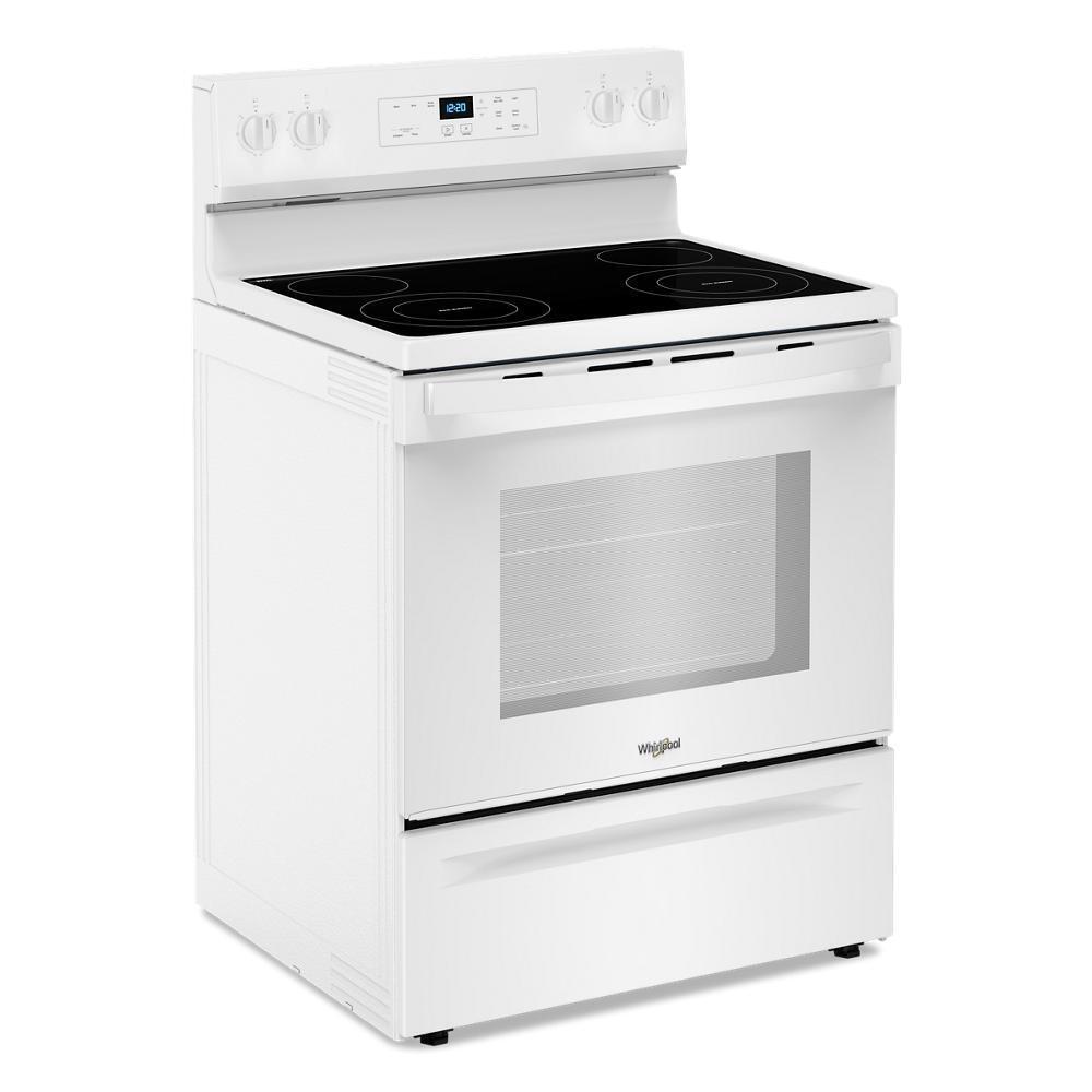 Whirlpool 30-inch Electric Range with No Preheat Mode - White