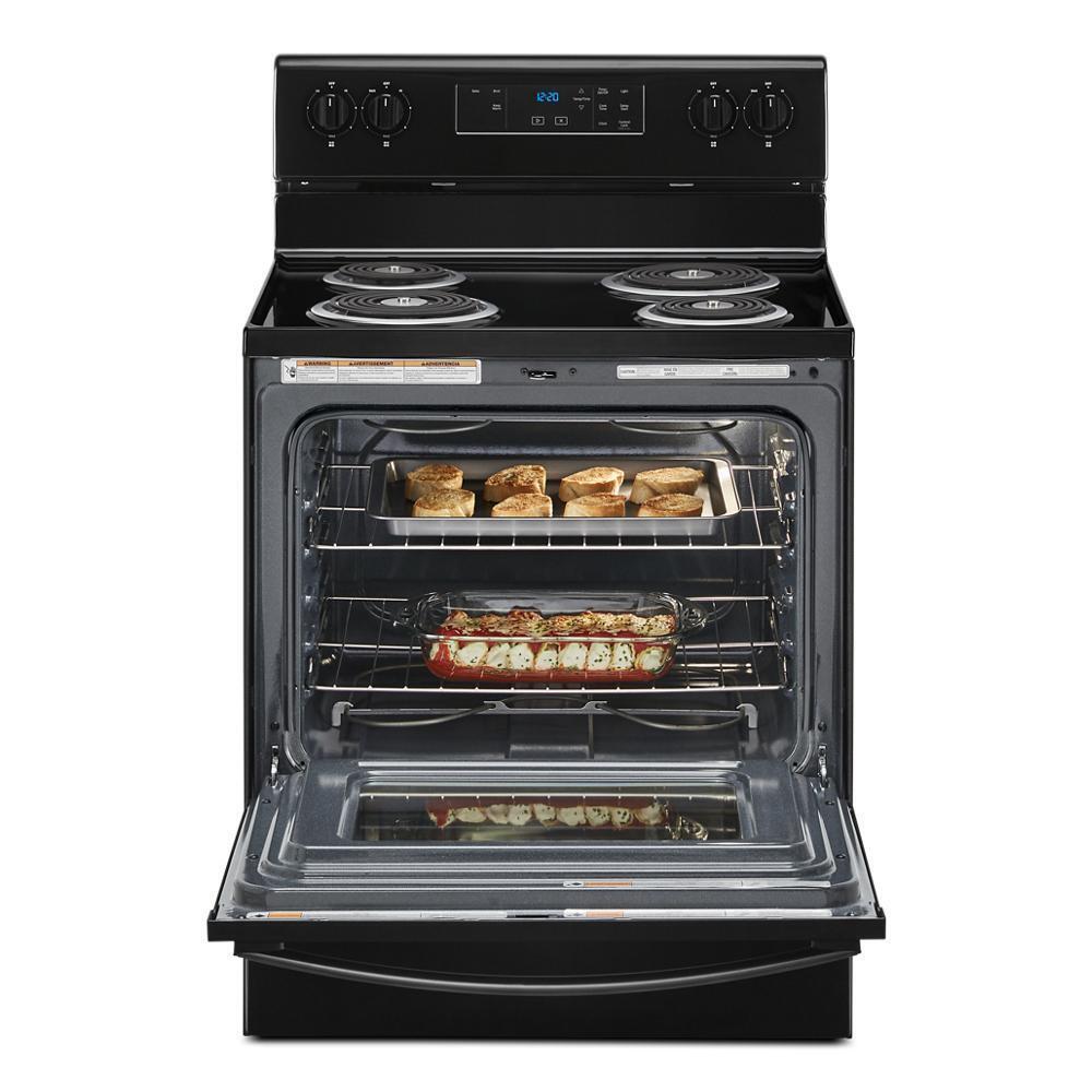 Whirlpool 4.8 Cu. Ft. Freestanding Electric Range Oven - Black