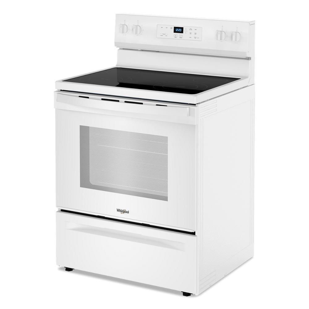 Whirlpool 30-inch Electric Range with No Preheat Mode - White