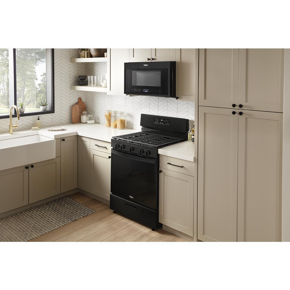 Whirlpool 5.1 Cu. Ft. Freestanding Gas Range with Broiler Drawer - Black