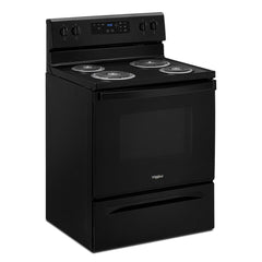 Whirlpool 4.8 Cu. Ft. Electric Range with Self-Cleaning Oven - Black