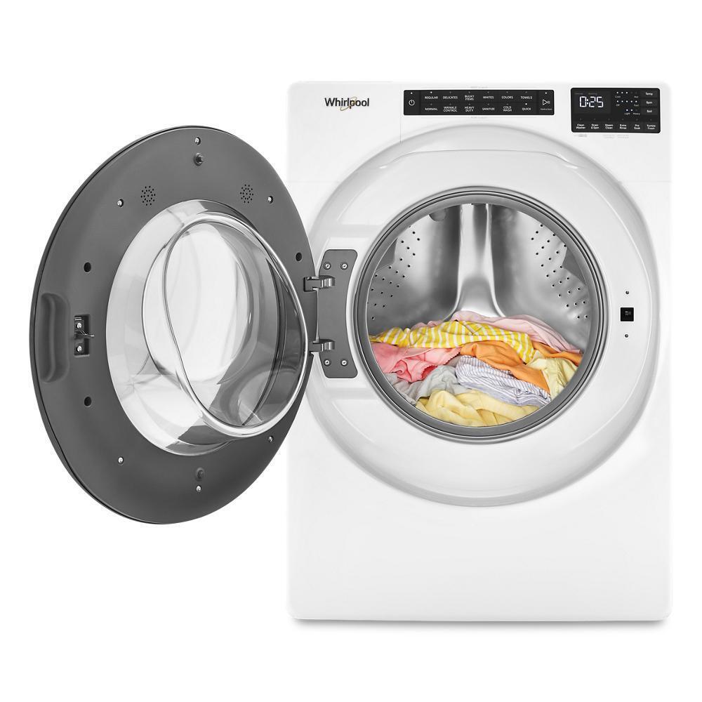 Whirlpool 5.0 Cu. Ft. Front Load Washer with Quick Wash Cycle - White