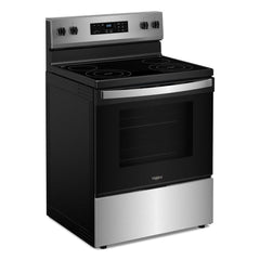 Whirlpool 30-inch Electric Range with No Preheat Mode - Stainless Steel