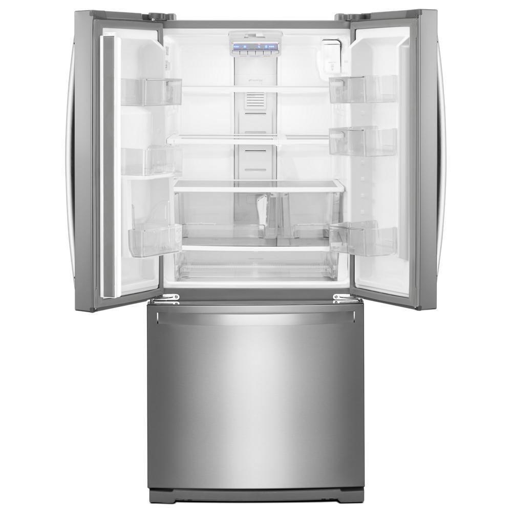 Whirlpool 30-inch Wide French Door Refrigerator - 20 cu. ft. - Stainless Steel