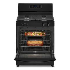 Whirlpool 5.1 Cu. Ft. Freestanding Gas Range with Broiler Drawer - Black