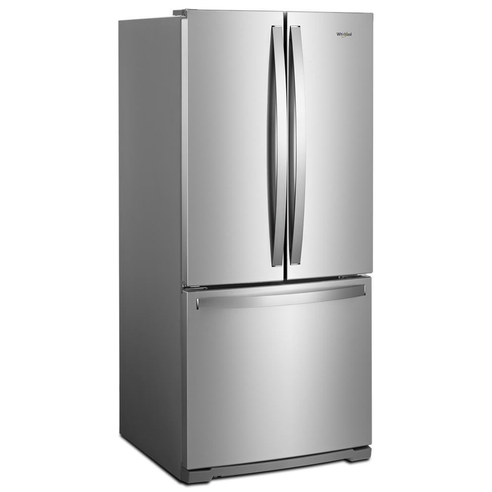 Whirlpool 30-inch Wide French Door Refrigerator - 20 cu. ft. - Stainless Steel