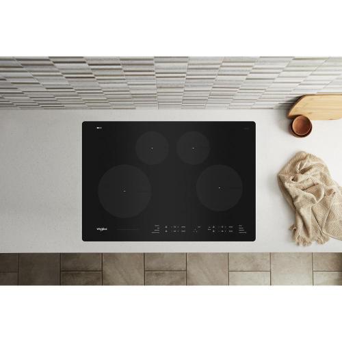 Whirlpool 30 in. Smooth Surface Induction Cooktop with 4 Elements - Black