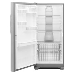 Whirlpool 17.7 Cu. Ft. SideKicks Frost Free Upright Freezer in Monochromatic - Stainless Steel