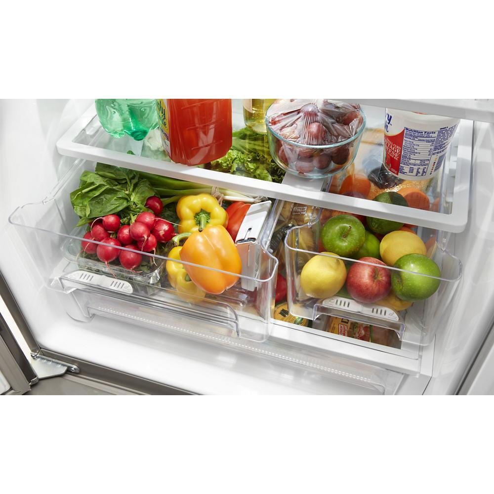 Whirlpool 30-inch Wide French Door Refrigerator - 20 cu. ft. - Stainless Steel