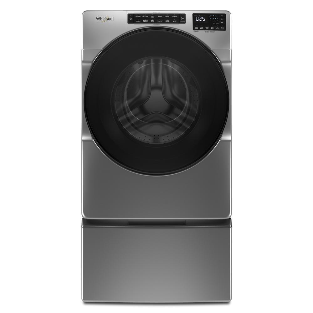 Whirlpool 5.0 Cu. Ft. Front Load Washer with Quick Wash Cycle - Chrome Shadow