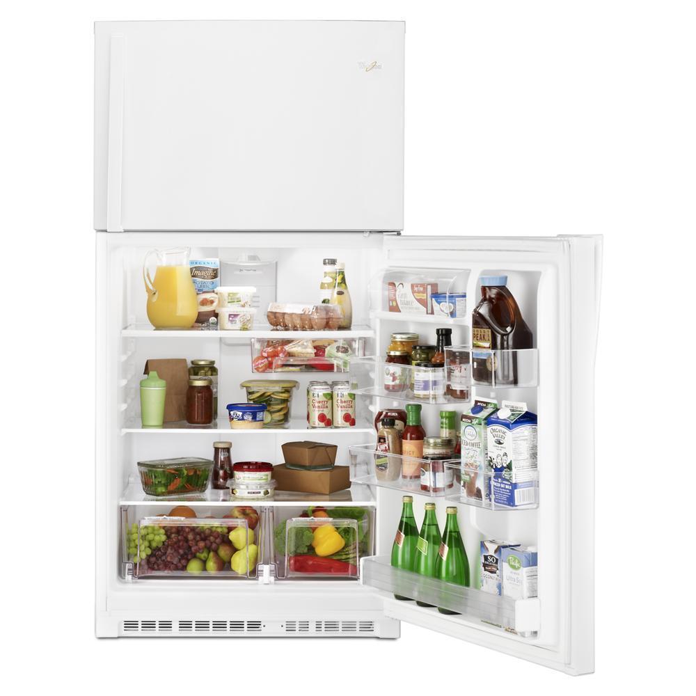 Whirlpool 33-inch Wide Top Freezer Refrigerator - 21 cu. ft. - White