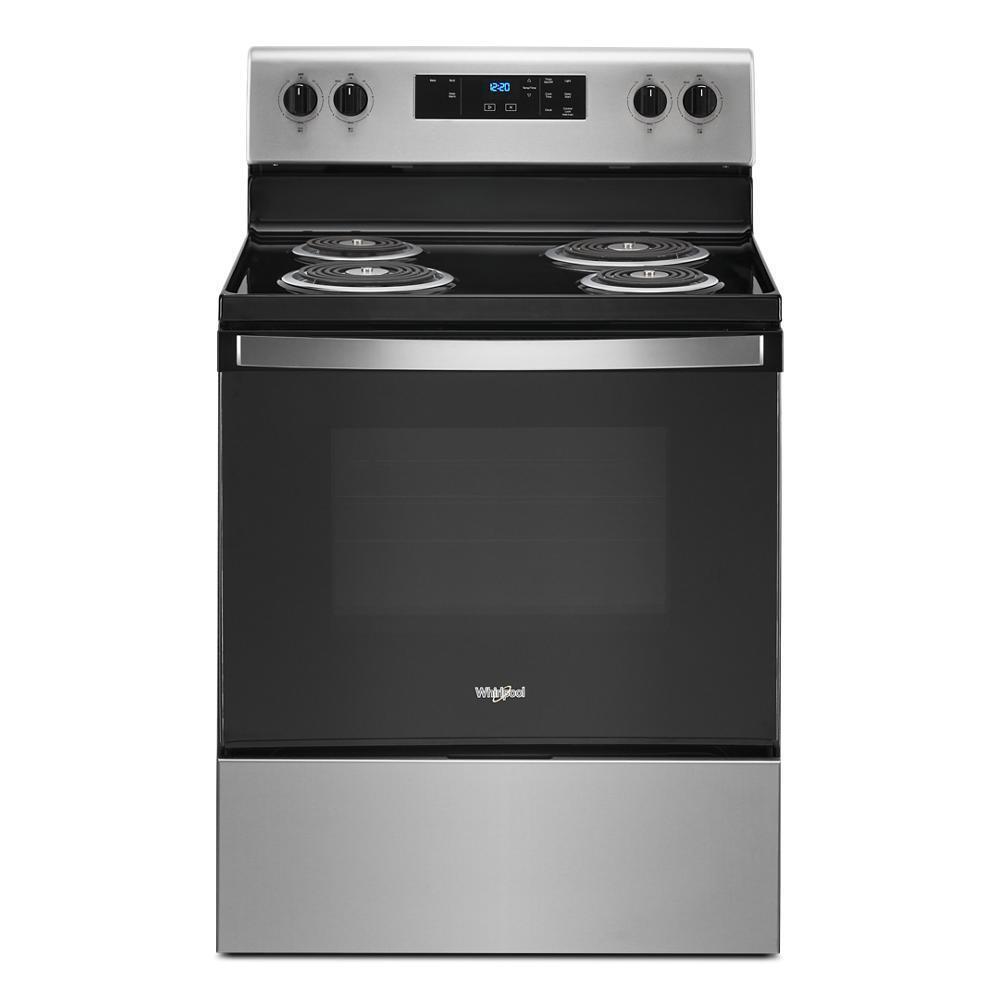 Whirlpool 4.8 Cu. Ft. Freestanding Electric Range Oven - Stainless Steel