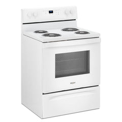 Whirlpool 4.8 Cu. Ft. Electric Range with Self-Cleaning Oven - White