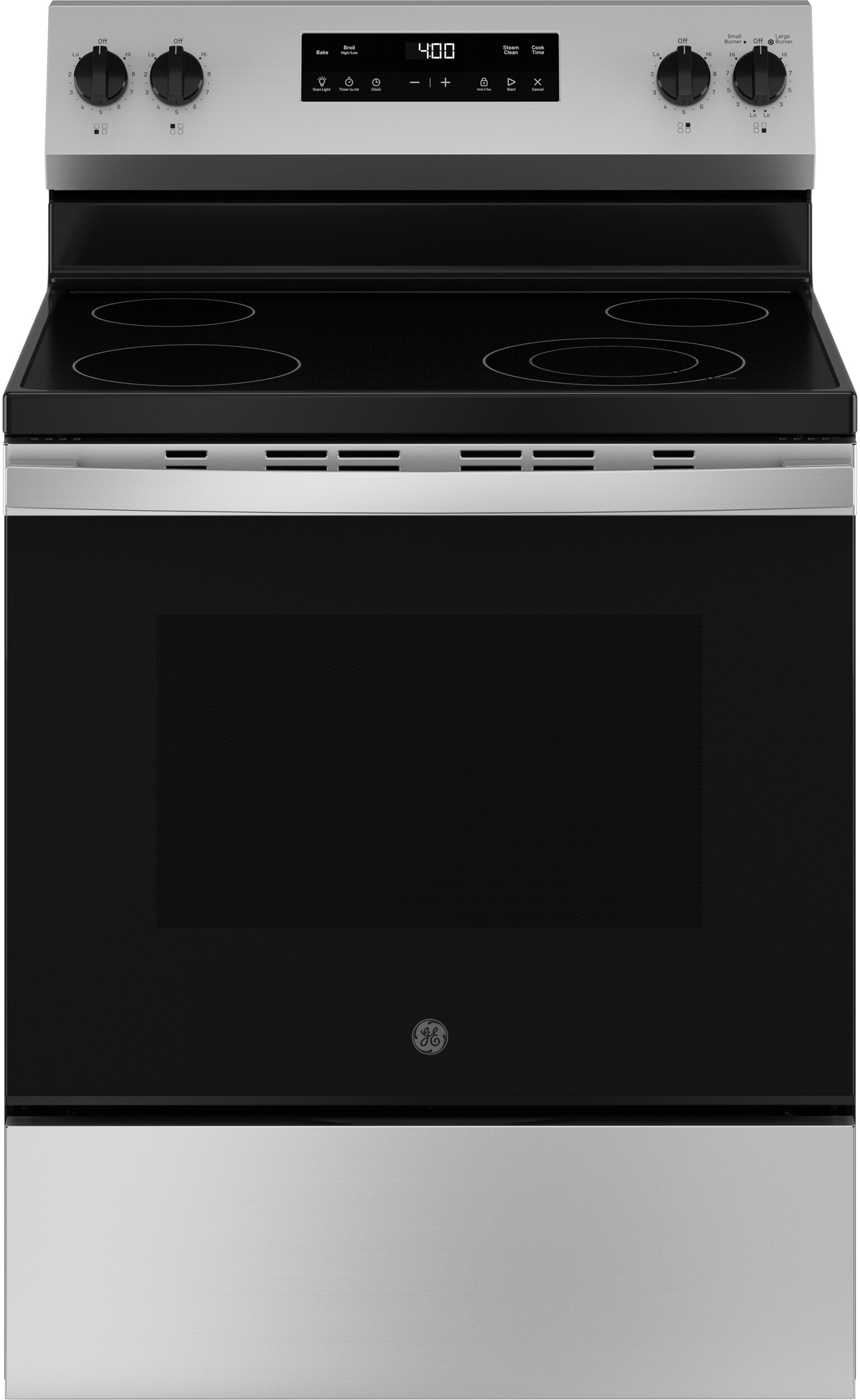 4 Piece Kitchen Appliances Package with French Door Refrigerator, Electric Range, Dishwasher and Over the Range Microwave in Stainless Steel