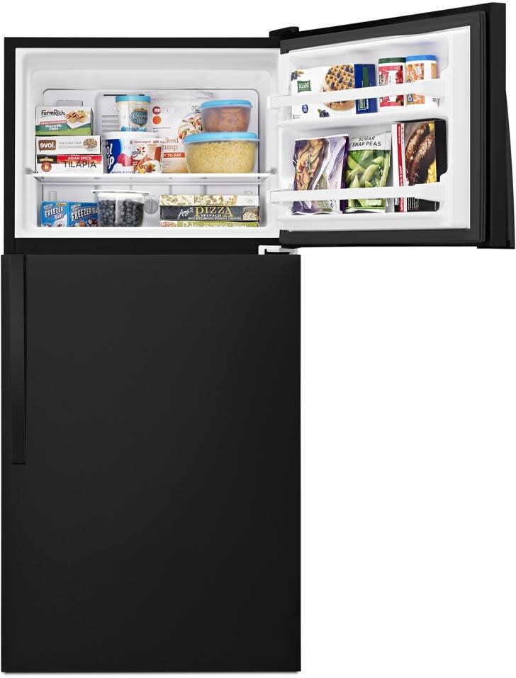 Whirlpool 30-inch Wide Top Freezer Refrigerator - 18 cu. ft. - Black