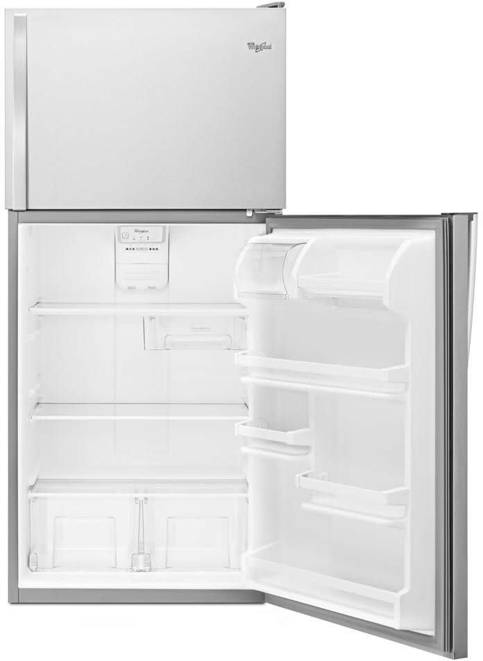 Whirlpool 18 Cu. Ft. Top Freezer Refrigerator - Stainless Steel