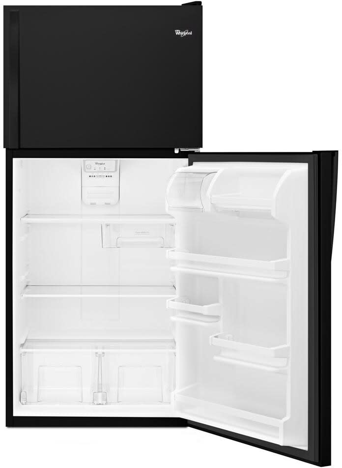 Whirlpool 30-inch Wide Top Freezer Refrigerator - 18 cu. ft. - Black